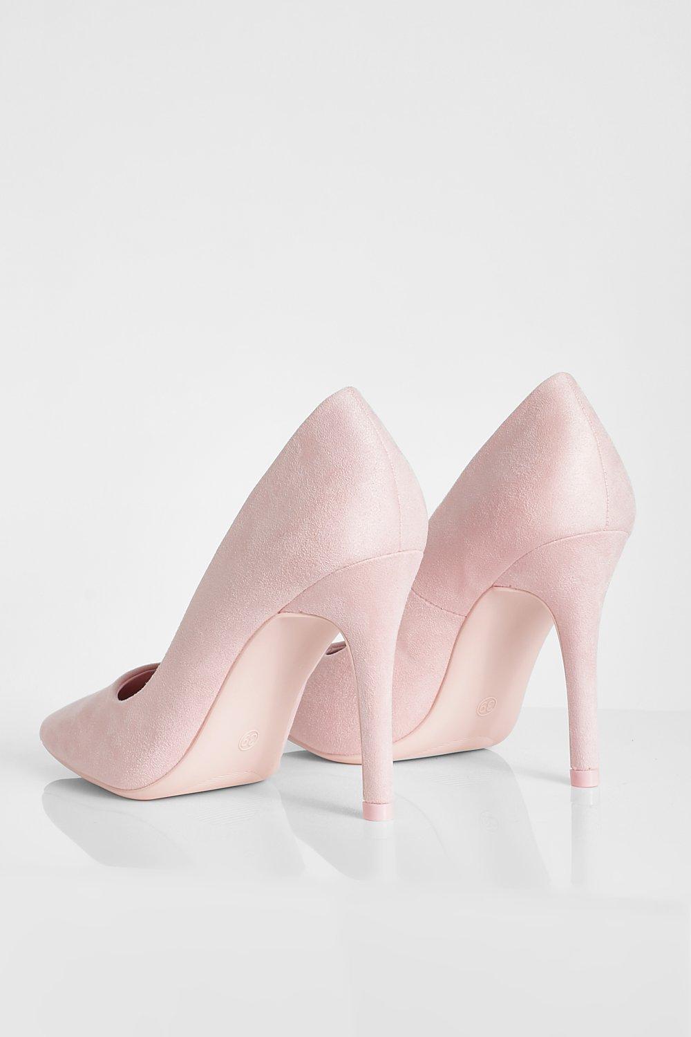 Light pink store court shoes